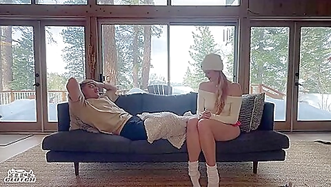 Hot milf with huge black ass and a sexy blonde