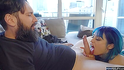 Mature woman fucking her boyfriend