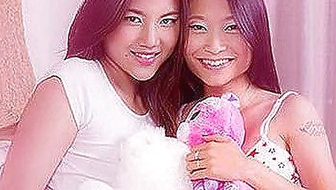 Hot asian girl enjoys a hard fuck