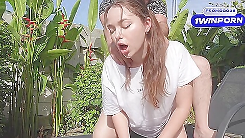 Sexy chick on a hot ass